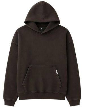 Represent Sudadera Con Logo Bordado Y Capucha - Negro