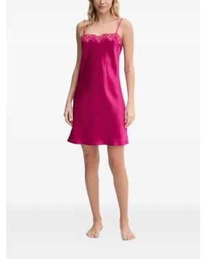 Chantelle Cabaret Sauvage Lace-Trim Nightdress - Pink
