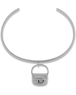 DIESEL Bracelet À Breloque Sac - Blanc