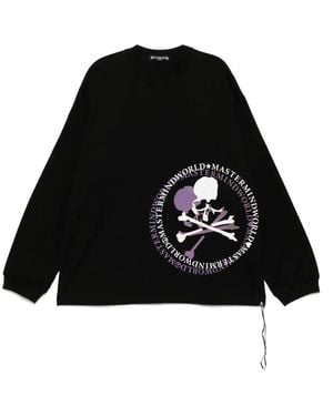 MASTERMIND WORLD Logo-Printed T-Shirt - Black