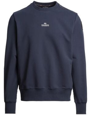 Parajumpers Logo-Print Sweatshirt - Blue