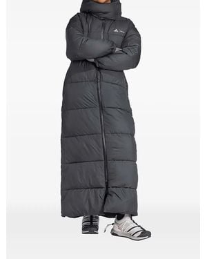 adidas X Moon Boot Hooded Full-Length Coat - Grey