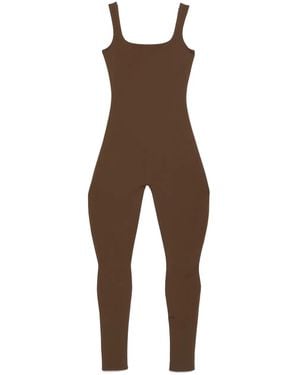 Entire studios Square Neck Jumpsuit - Brown