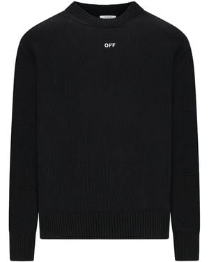 Off-White c/o Virgil Abloh Crewneck Sweater - ブラック