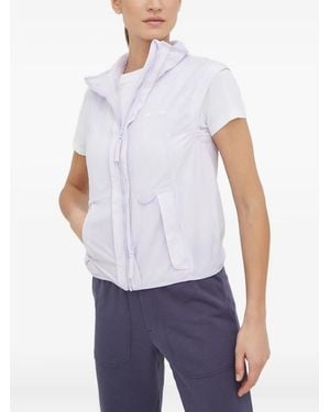 Columbia Kapuzenjacke Mit Reißverschluss - Weiß
