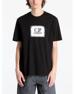 C.P. Company Square-Logo T-Shirt - Black