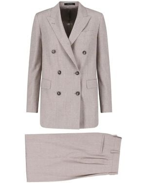 Tagliatore T-Jasmine Double-Breasted Suit - Grey