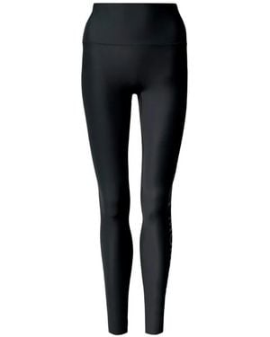 Perfect Moment Logo-Print Leggings - Black