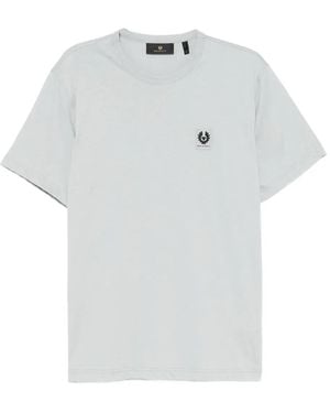 Belstaff T-Shirt Mit Logo-Patch - Weiß
