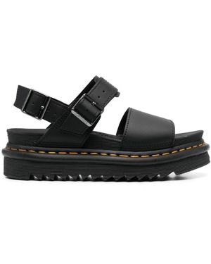 Dr. Martens Voss プラットフォームサンダル - ブラック