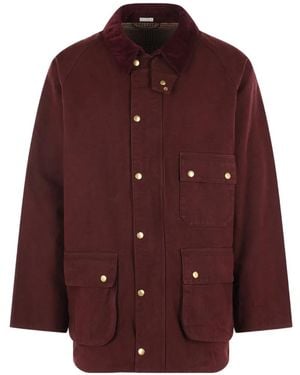 A.PRESSE Veste À Finition Cirée - Purple