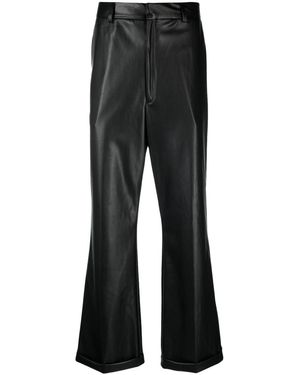 Eraldo High-Waist Bootcut Trousers - Black