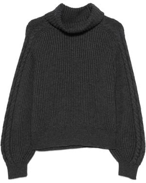 JOSEPH Jersey Con Cuello Vuelto - Negro