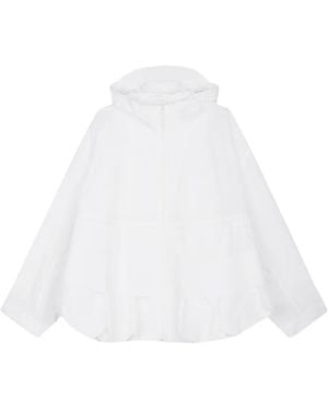 JNBY Drawstring-Hem Hooded Jacket - White