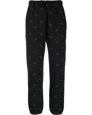 IRO Ozalee Logo-Print Track Trousers - Black