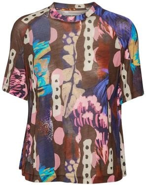 Henrik Vibskov Polliwog-Print Raglan-Sleeve T-Shirt - Multicolor