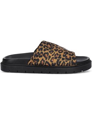 COPENHAGEN Sandali Leopardati - Marrone