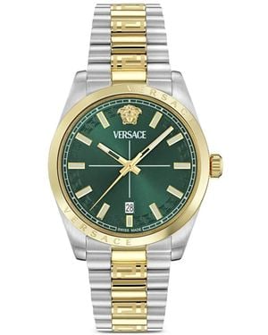 Versace Millennium Gent Medusa 40Mm Watch - Metallic