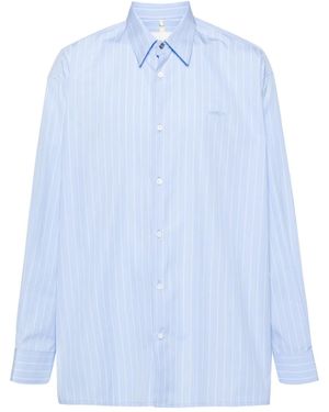 OAMC Homer Striped Cotton Shirt - Blue