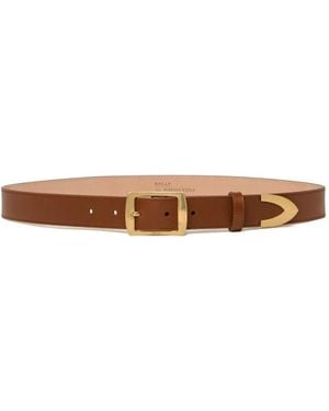 Bally Glen Leather Belt - White