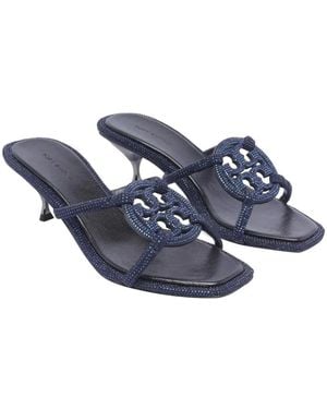 Tory Burch Geo Pavé Sandals - Blue