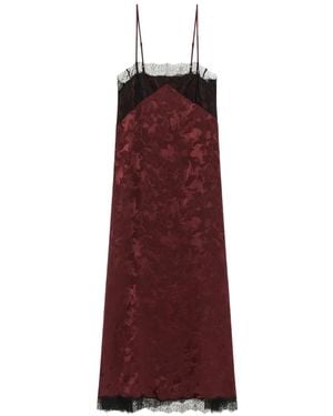 Zadig & Voltaire Ridar Silk Midi Dress - Purple