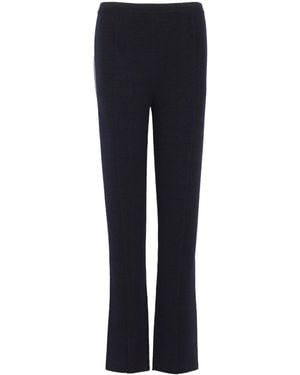 Barrie X Sofia Coppola Cropped Knitted Leggings - Blue
