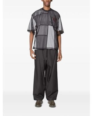 Yoshio Kubo Mesh T-Shirt - Blue