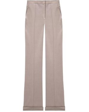 Philosophy Di Lorenzo Serafini Pantalones rectos con detalle fruncido - Gris