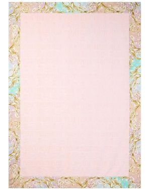 Philipp Plein Serviette À Motif Baroque - Pink