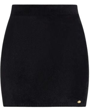 Amiri Knit Mini Skirt - Black