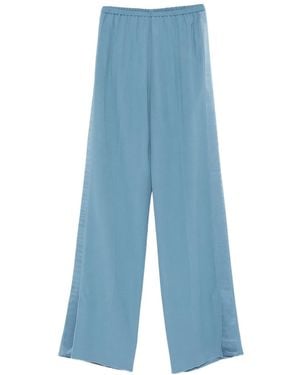 Forte Forte Pantaloni Con Inserti Laterali - Blu