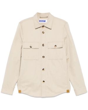 Jacob Cohen Long-Sleeve Shirt Jacket - Natural