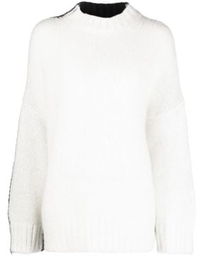 JW Anderson Jersey Con Diseño Colour Block - Blanco