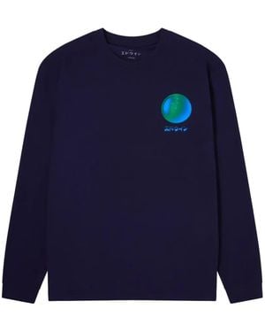Edwin The Last Of Us Long-Sleeve Graphic-Print T-Shirt - Blue