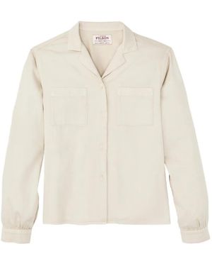 Filson Revere-collar long-sleeve shirt - Blanco
