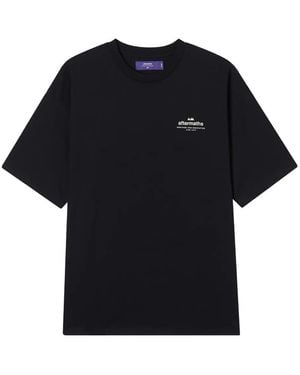 AFTERMATHS プリント Tシャツ - ブラック