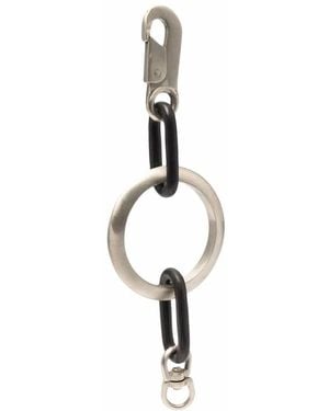 Parts Of 4 Geometric Chain Keyring - Metallic