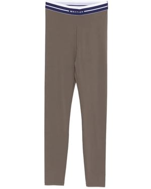 P.E Nation Avant Full Striped Leggings - Gray