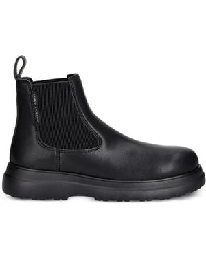 ARMANI EXCHANGE Botas Chelsea Con Suela Gruesa - Negro