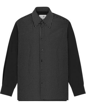 MM6 by Maison Martin Margiela ポルカドット シャツ - ブラック