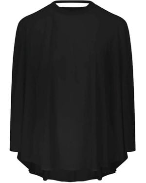 MM6 by Maison Margiela Mock-Neck Blouse - Black
