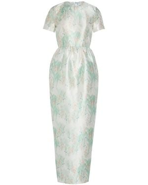 BERNADETTE Lexi Floral-Print Maxi Dress - White