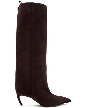 The Attico Lea Heeled Boots - Brown