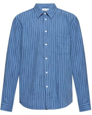Samsøe & Samsøe Striped Shirt - Blue