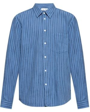 Samsøe & Samsøe Chemise À Rayures - Bleu