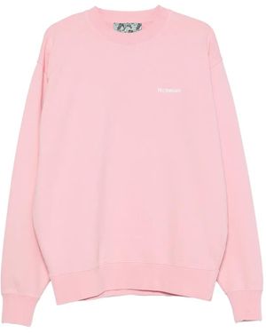 HOPEIUM Logo-Print Jumper - Pink