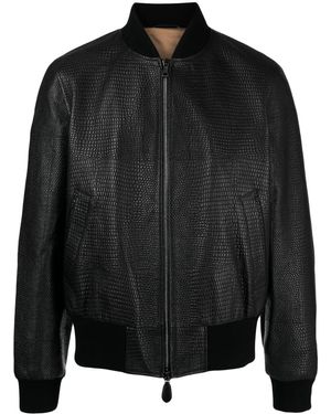Roberto Cavalli ボンバージャケット - ブラック