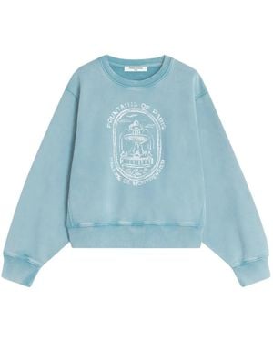 Maison Kitsuné Printed Sweatshirt - Blue
