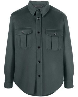 Brioni ニット シャツジャケット - グレー